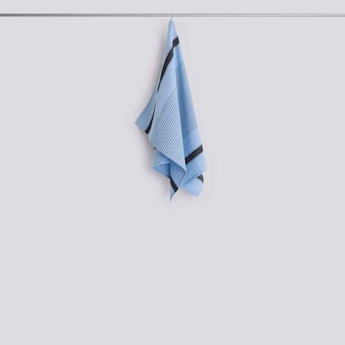 Linear Tea Towel-W52 x L80-Sky blue