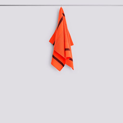 Linear Tea Towel-W52 x L80-Warm red