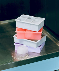 Ice Cube Tray-6 Cubes XX-Large-Pink