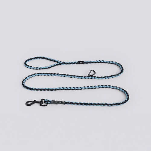HAY Dogs Leash-Braided Adjustable M/L-Blue, black