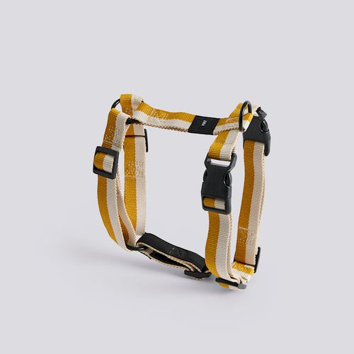 HAY Dogs Harness-Medium-Off-white, ochre