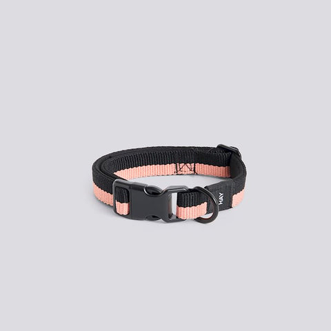 HAY Dogs Collar Flat, S/M - Pink, Black