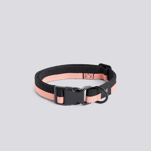 HAY Dogs Collar Flat, M/L - Pink, Black