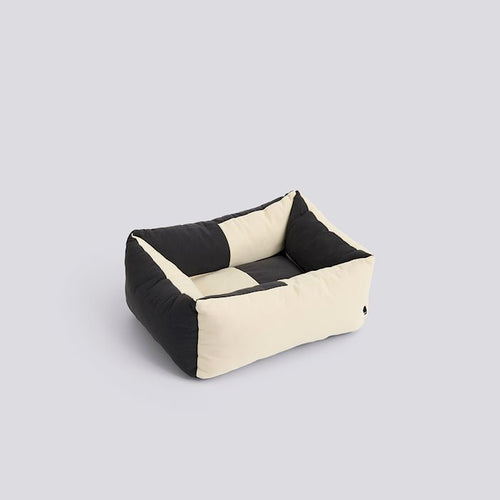 HAY Dogs Bed-X-Small-Black, white
