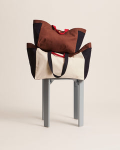 Weekend Bag (Organic)-Small-Brown multi