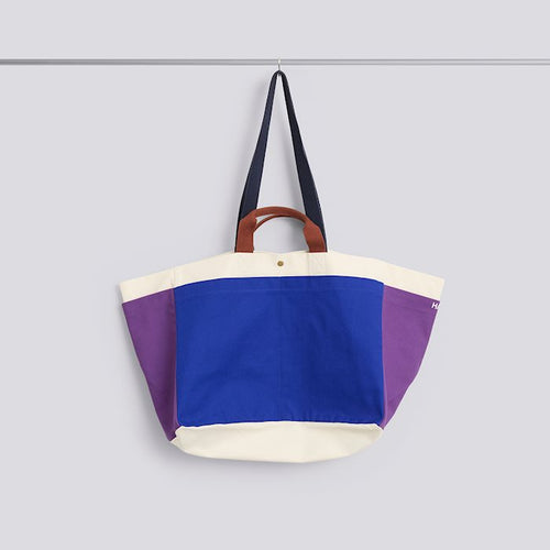 Weekend Bag (Organic)-Medium-Electric blue multi