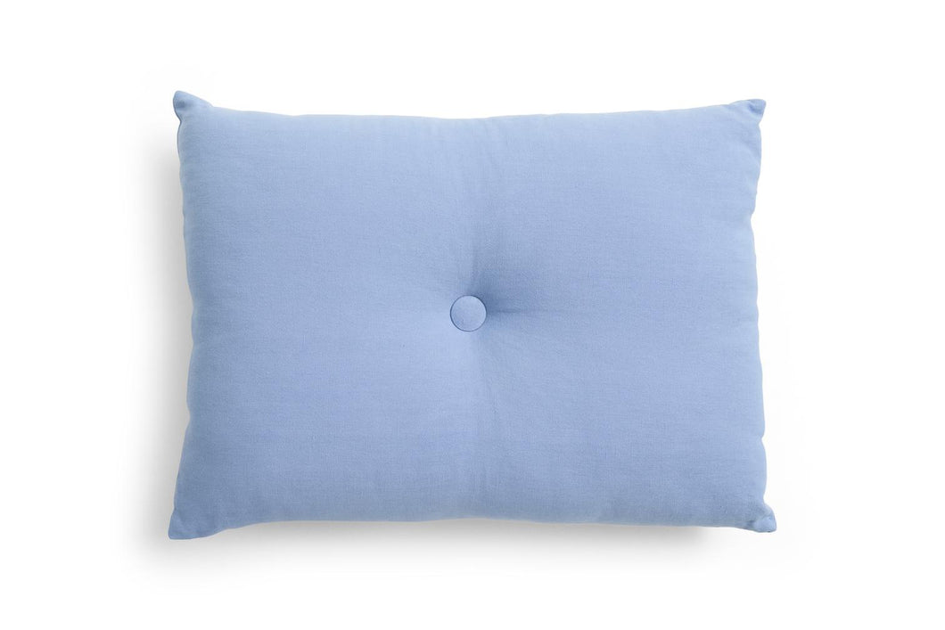 Dot Cushion Linen - Blue