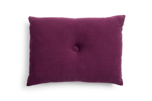 Dot Cushion Linen - Burgundy