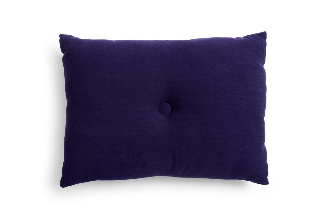 Dot Cushion Linen - Dark Blue