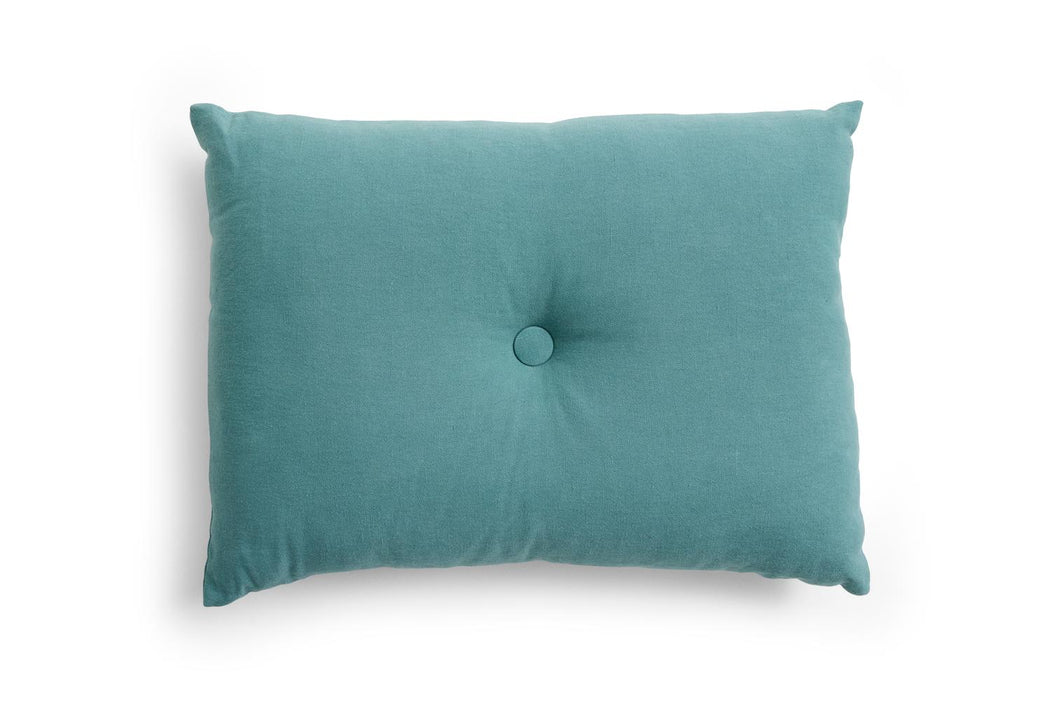 Dot Cushion Linen - Petrol