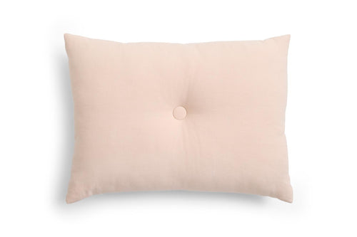 Dot Cushion Linen - Strawberry Milkshake