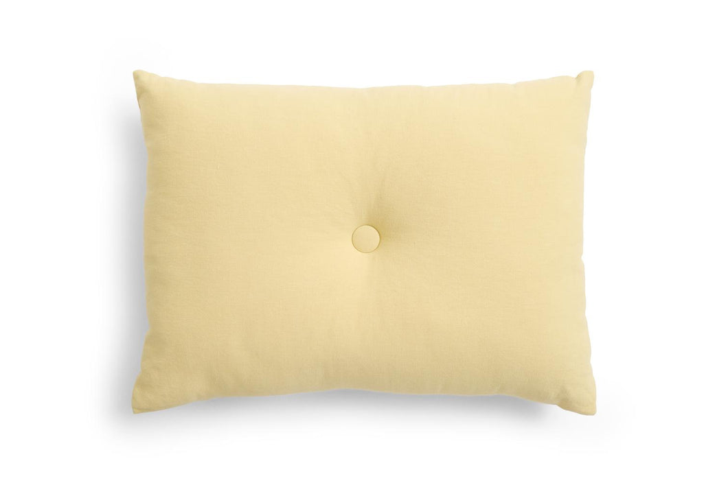 Dot Cushion Linen - Soft Yellow