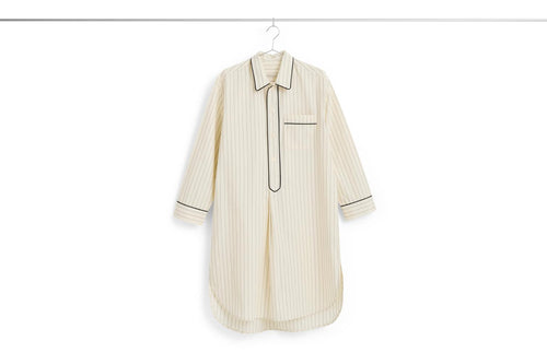 Fineline Long Nightshirt - S/M, Ivory