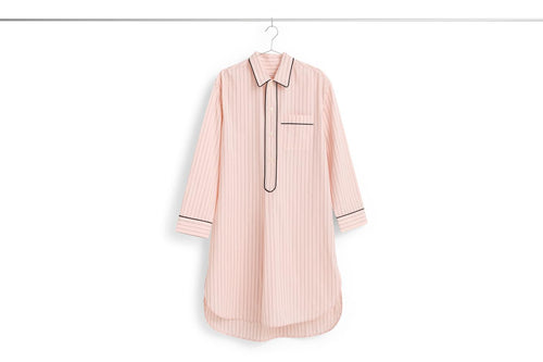 Fineline Long Nightshirt - M/L, Soft Pink