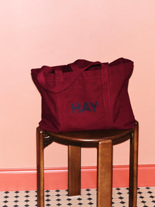 Shopper Bag - Medium, Burgundy