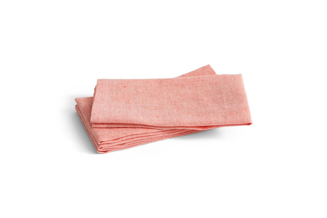 Tavolo Napkin/Placemat - Set of 4, Soft Coral