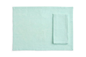 Tavolo Napkin/Placemat - Set of 4, Soft Mint