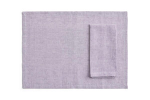 Tavolo Napkin/Placemat - Set of 4, Soft Purple