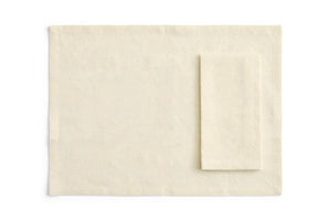 Tavolo Napkin/Placemat - Set of 4, Soft Yellow